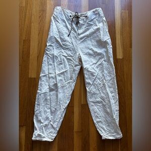 Zara White women's Joggers